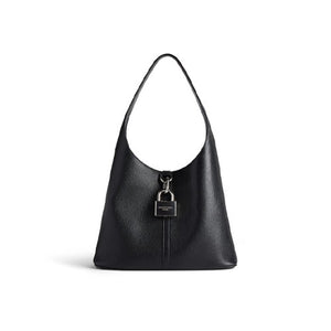 발렌시아가 락커 미디움 노스사우스 호보백 블랙