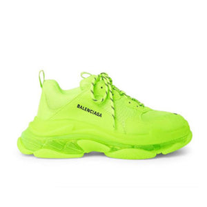 발렌시아가 트리플S 에어솔 네온 옐로우