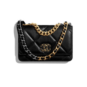 샤넬 19 WOC 체인백 블랙