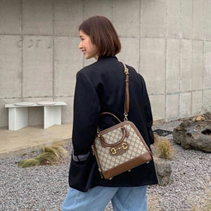 구찌 1955 홀스빗 스몰 탑 핸들백 GG수프림 (차정원,윤승아,슬기,기은세 착용)