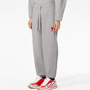 [국내배송] 아미 스몰 하트 로고 자수 조거 팬츠 2color