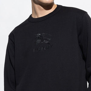[국내배송] 버버리 기마상 레터링 자수 맨투맨 2color