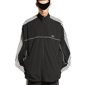 [국내배송] 발렌시아가 라지 트랙수트 재킷 블랙
