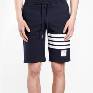 [국내배송/당일출고] 톰브라운 사선 완장 하프 팬츠 네이비