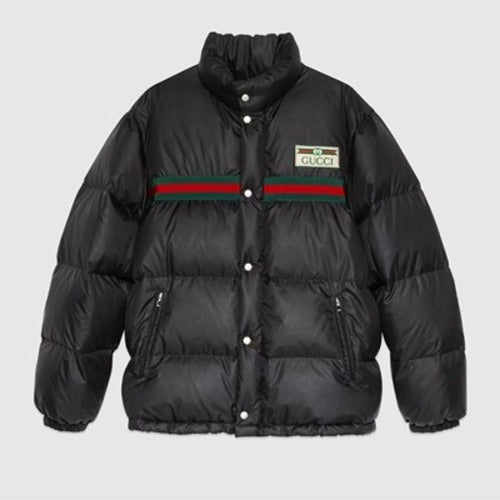 구찌 발수 다운 자켓 블랙 666560