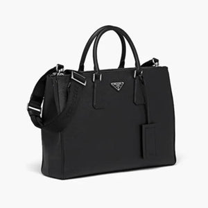 프라다 갤러리아 사피아노 가죽 브리프케이스 2VG061