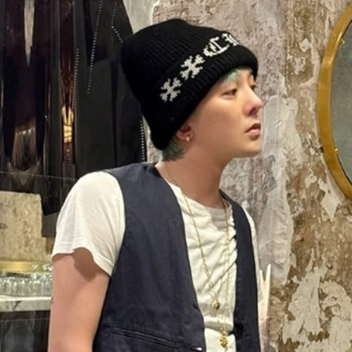 [국내배송] 크롬하츠 빅 대디 비니 블랙 (지드래곤,원빈,지코,고소영 등 다수 연예인 착용)