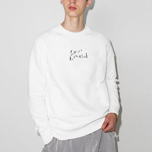 [국내배송] 세인트로랑 로고 자수 스웨트셔츠 2color