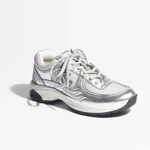 샤넬 크루즈 CC 로고 스니커즈 실버 G39792