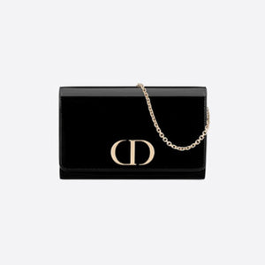디올 30 몽테뉴 파우치 블랙