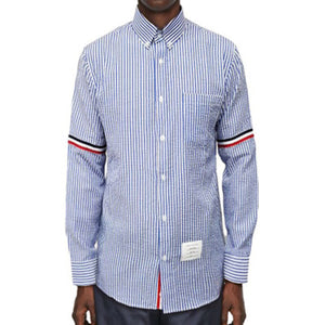 [국내배송] 톰브라운 시어서커 스트라이프 셔츠