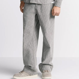 디올 오블리크 카펜터 진 팬츠 그레이