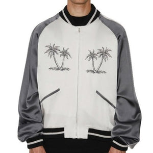 [국내배송] 팜엔젤스 팜 트리 프린트 봄버 자켓