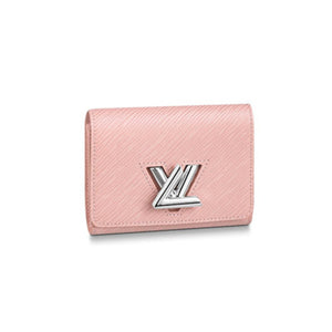 루이비통 트위스트 컴팩트 월릿 핑크