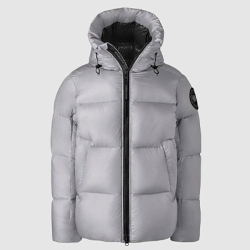 캐나다구스 크로프톤 푸퍼 패딩 자켓 실버