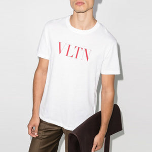 [국내배송/당일출고] 발렌티노 VLTN 로고 반팔티 화이트 (이동욱,박보검,아이린,김원중,손나은 등 착용)