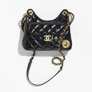 샤넬 CC 포켓 체인 호보백 스몰 블랙 AS3710