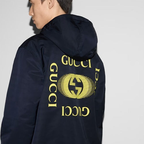 구찌 리버서블 나일론 트윌 재킷