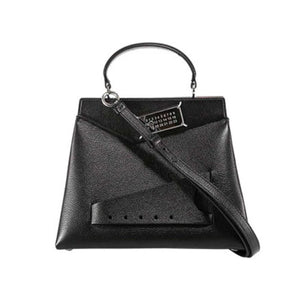 메종마르지엘라 스내치드 탑 핸들백 S/M 블랙