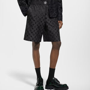 루이비통 무아레 자카드 실크 쇼츠 1AGTN1