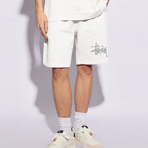 [국내배송] 스투시 베이직 로고 자수 하프팬츠 2color