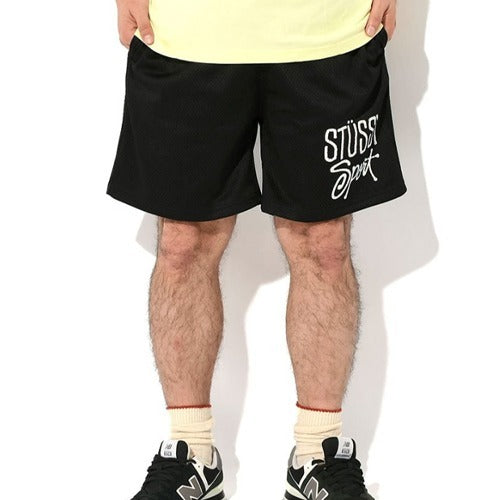 [국내배송] 스투시 스포츠 메시 쇼츠 블랙