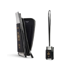 발렌시아가 패스포트 폰 홀더 카드지갑 블랙