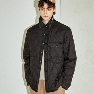 버버리 리버시블 빈티지 체크 퀼팅 셔츠 자켓