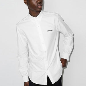 [국내배송] 셀린느 클래식 로고 코튼 셔츠 2color