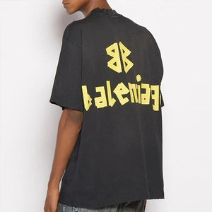 [국내배송] 발렌시아가 테이프 타입 로고 반팔티 2color - 컬러 추가 입고 -