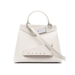 메종마르지엘라 스내치드 탑 핸들백 S/M 화이트