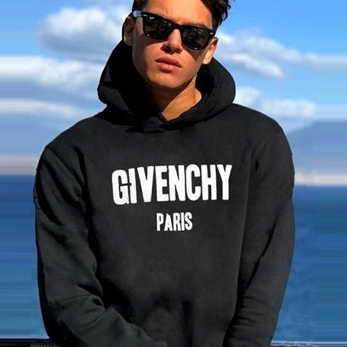 [국내배송/당일출고] 지방시 파리 로고 후드티 블랙