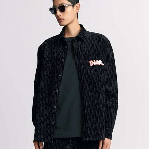 디올 X 카우스 오블리크 오버셔츠