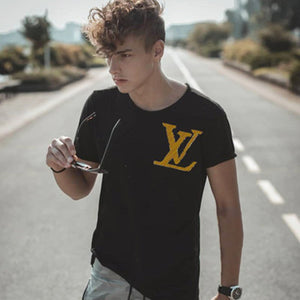 [국내배송/당일출고] 루이비통 LV 브릭 로고 반팔티