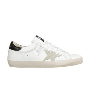 골든구스 슈퍼스타 화이트 골드 레터링 블랙탭