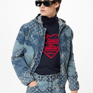 [국내배송] 루이비통 니고 모노그램 패치워크 데님 후드 자켓