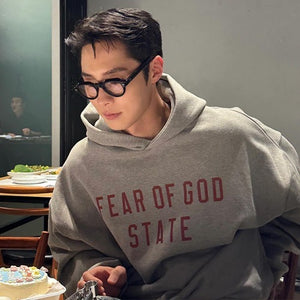 [국내배송] 피어오브갓 에센셜 스테이트 후드티 3color (이재욱 착용)