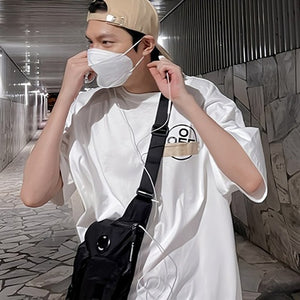 [국내배송/당일출고] 오프화이트 테이프 애로우 반팔티 화이트 (이민호 착용)