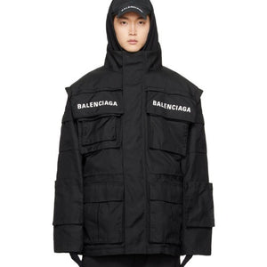 [국내배송] 발렌시아가 파리 올인 파카 자켓 블랙