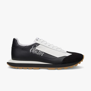 벨루티 로고 그래픽 로우탑 스니커즈 블랙 (봉태규 착용)