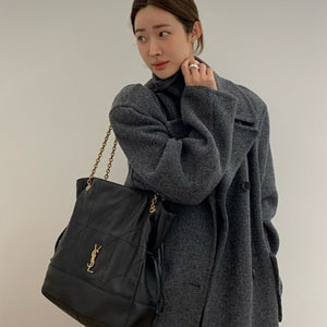 세인트로랑 제이미 4.3 토트 숄더백 블랙 (차정원,김나영,한효주,김도연 착용)