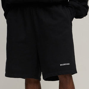 [국내배송] 발렌시아가 로고 코튼 스웻 쇼츠 2color