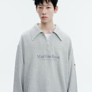[국내배송] 마틴로즈 엠브로이드 집업 폴로 맨투맨 그레이