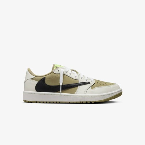 나이키 조던1 X 트래비스 스캇 레트로 로우 골프 NPG 뉴트럴 올리브 (박서준 착용)