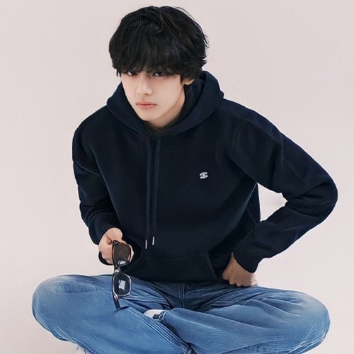 [국내배송/당일출고] 셀린느 트리오페 스몰 로고 후드티 블랙 (박보검,뷔 착용)