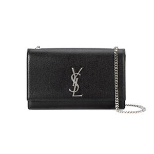 세인트로랑 케이트백 M 블랙/은장