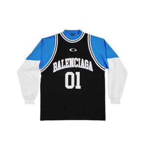 [국내배송] 발렌시아가 바스켓볼 레이어드 롱슬리브 2color