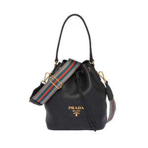 프라다 다이노 가죽 버킷백 블랙 (기본,멀티스트랩 2가지)