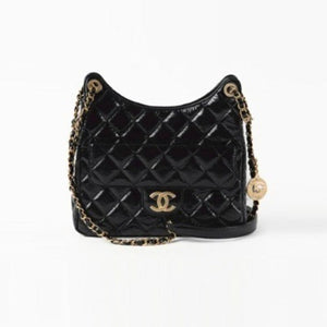 샤넬 CC 포켓 체인 호보백 미듐 블랙 AS3690