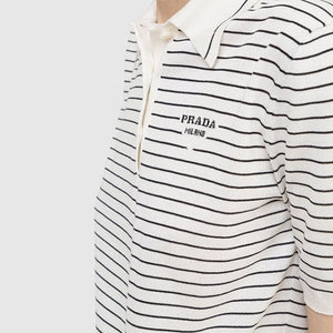 [국내배송] 프라다 스트라이프 폴로 니트 반팔티 2color